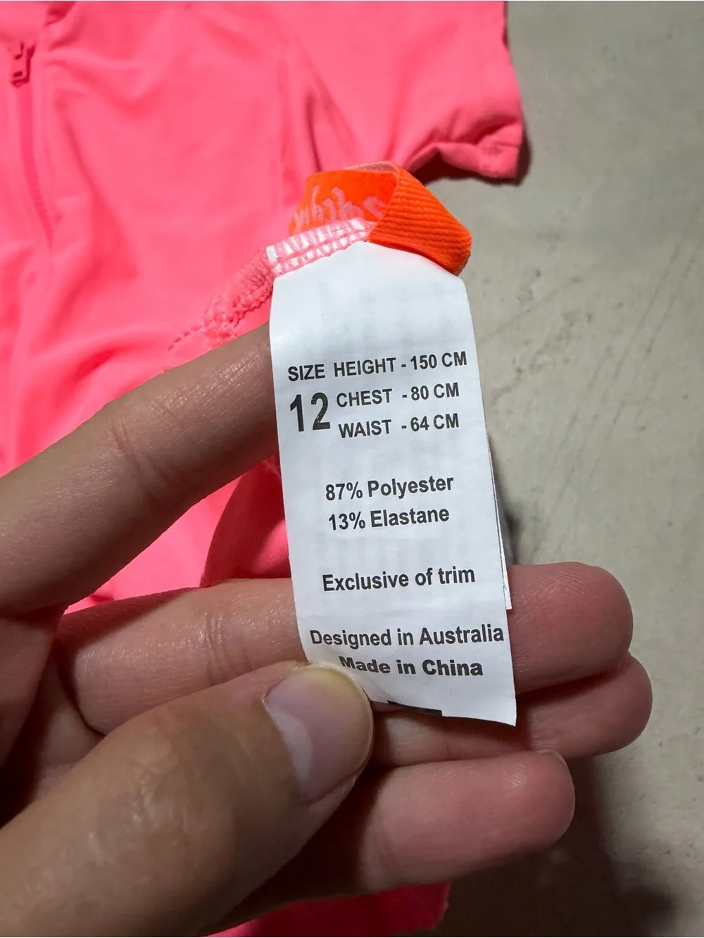 Salty ink NWT Short Sleeve Front-Zip Swim rash guard Top coral 12 MSRP$45